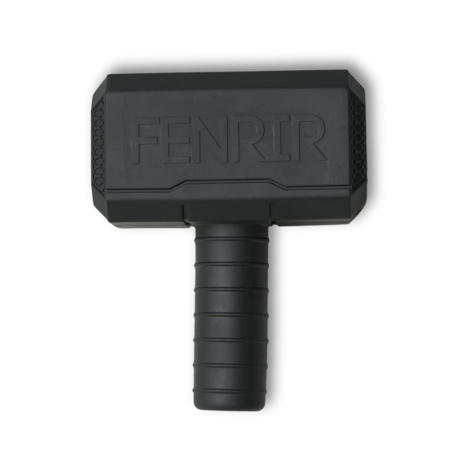 Fenrir Hammer Dog Chew Toy Strong Rubber Stuffable Enrichment Toy for Chewers (Black, Medium)