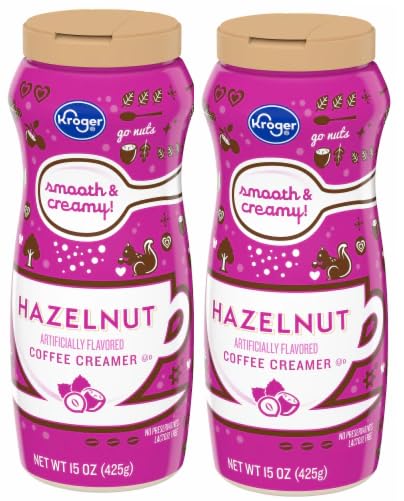 Hazelnut Powdered Coffee Creamer (Pack Of 2) 15 oz