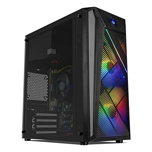 PC GAMER MANCER, AMD RYZEN 5 4600G, Vega 7, 16GB DDR4, SSD 240GB + HD 500GB, Fonte 500W 80 Plus