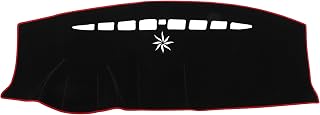 Dashboard Cover Compatible for Ford Edge 2011-2014, Nonslip Polyester Red Dash Cover Mat Dash Board Protector Cover