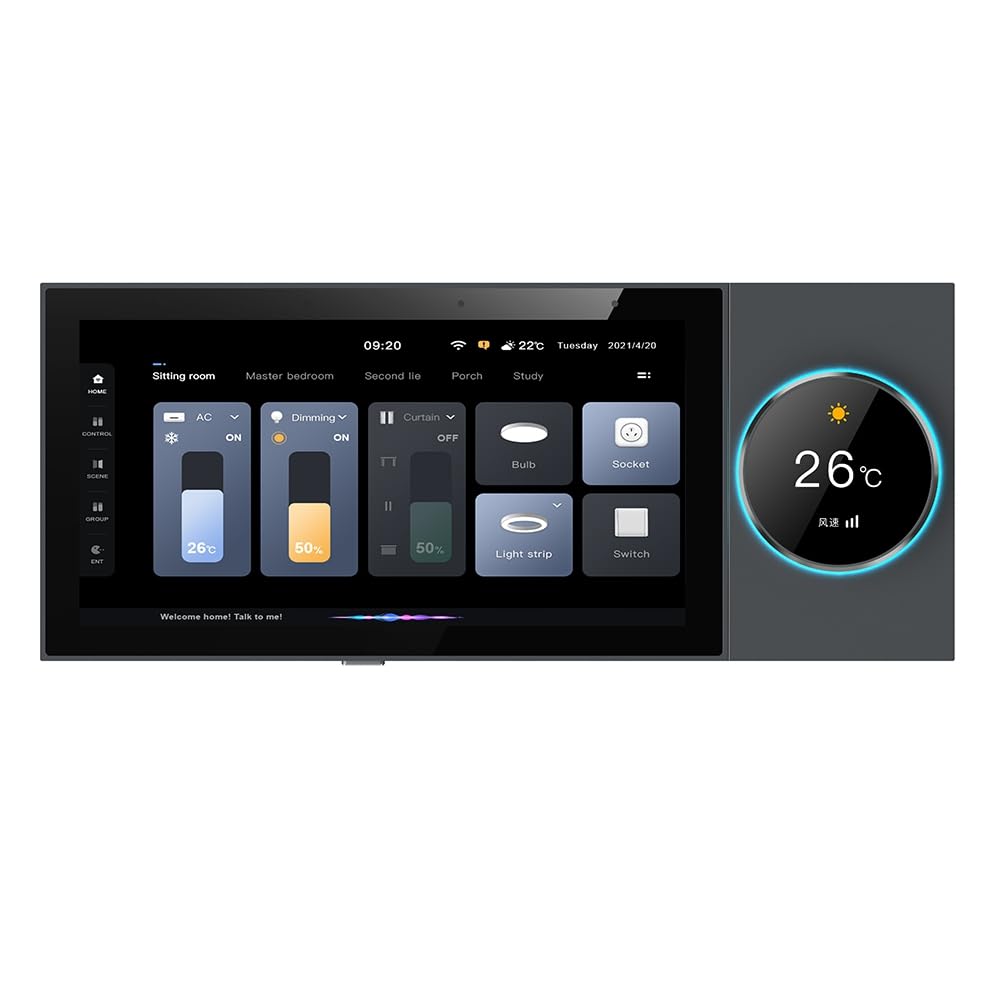 Tuya Panel Control Wifi Zigbee Dispositivos Tuya Zigbee Gateway Construido en 6 pulgadas Nspanel Tuya Smart Home Panel de control B