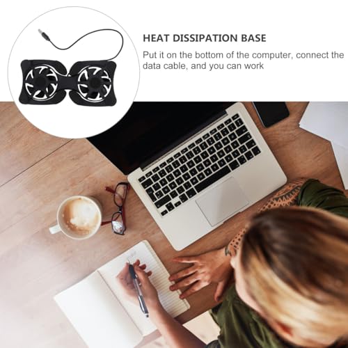 Base plegable para laptop con ventiladores potentes miniatura 3