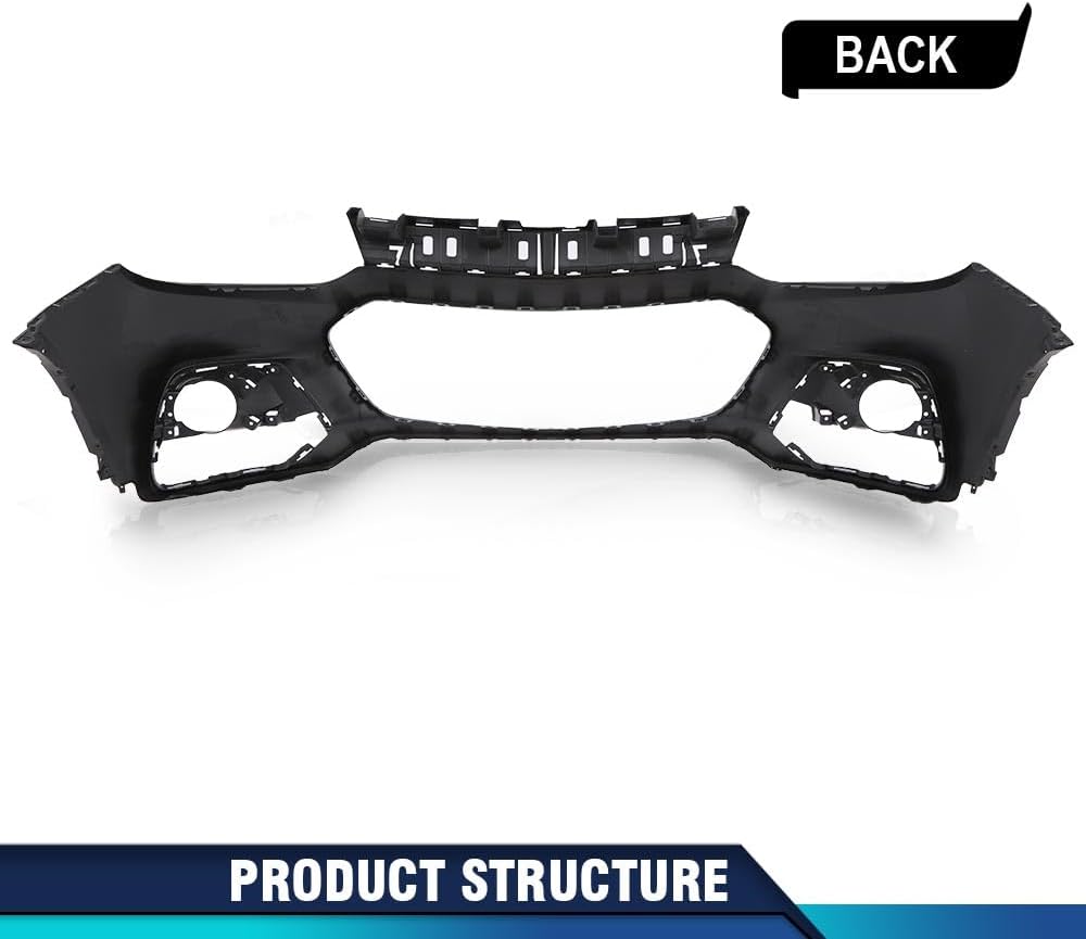 PIT66 Upper Front Bumper Cover Primered Replacement Compatible with Chevy Trax 2017-2020 42537718, GM1014131