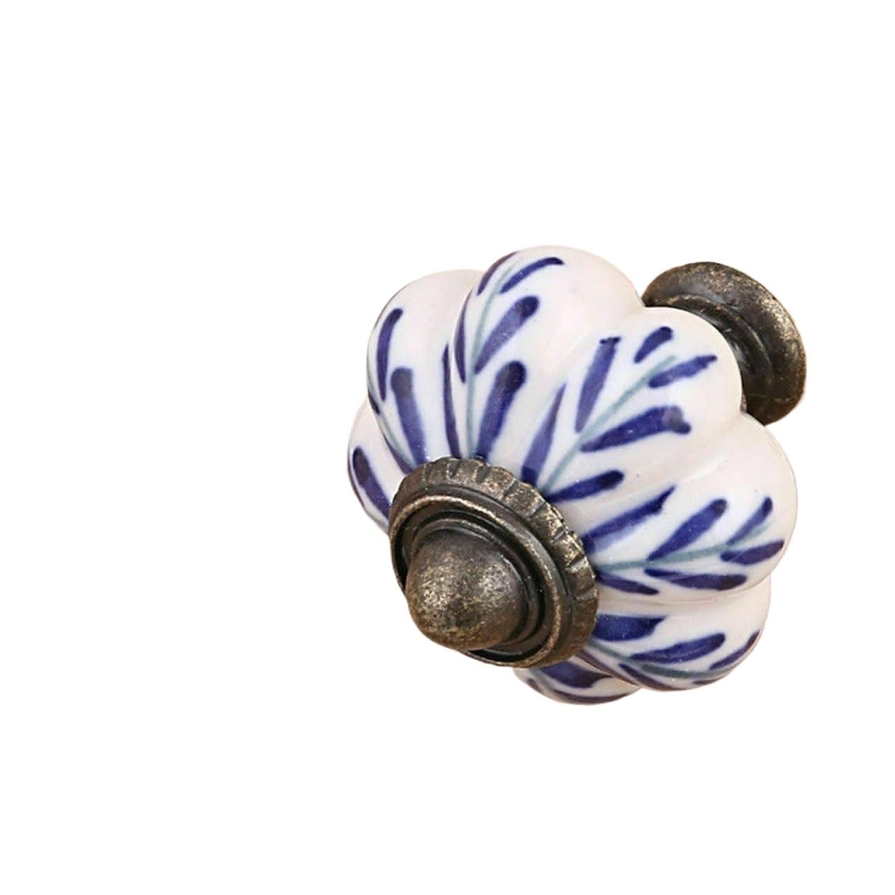 GNYVZXPLQ Ceramic Handle Drawer Knobs, 8PCS Ceramic Cupboard Door Knobs Multicolor(Color 1)