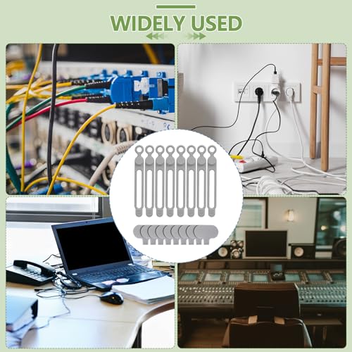 Bridas de silicona reutilizables y etiquetas identificadoras de cables USB de móvil 7