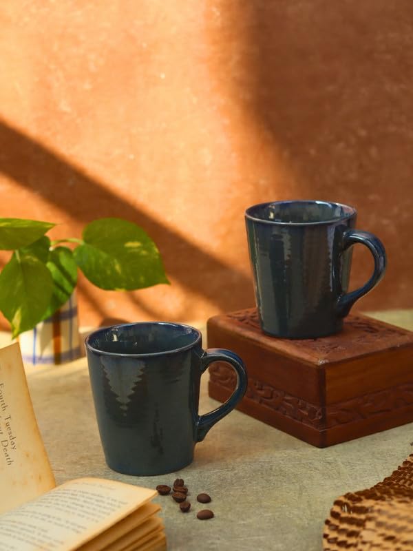 Image of WEAVING HOMES Coffee Mug (WEAVING HOMES Essential Blue Coffee Mug)