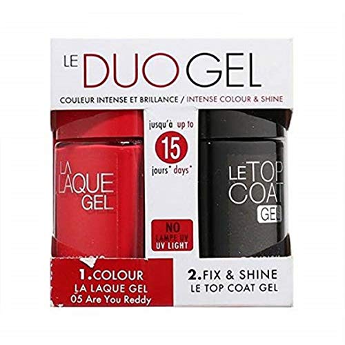 Bourjois La Laque Gel 05 Are You Reddy + Le Top Coat Gel - vue 2