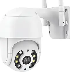 Câmera IP Externa Speed Dome FullHD 360 Visão Noturna Colorida Wi-Fi App Yoosee