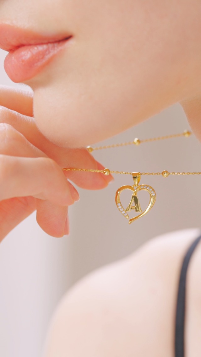 Amazon.com: Cicy Bell Womens Heart Initial Necklace for Women 18k