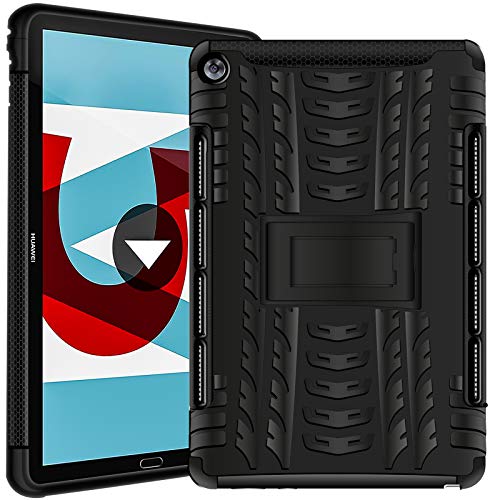 Verco Funda para Huawei Mediapad M5 10.8 Pulgadas, Carcasa a Prueba de Golpes para Mediapad M5 Pro Funda Resistente a los Impactos, Negro