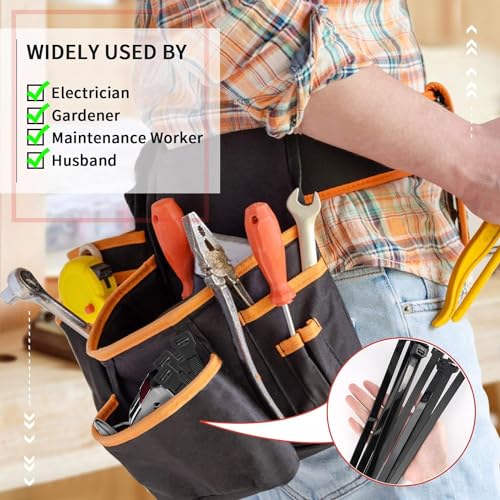 Image of 16-Inch Cable Ties (100-Pack) - Heavy Duty 400mm x 4.2mm Self-Locking Nylon Zip Ties | Strong Wire Fasteners with Teeth Grip for Organizing, Bundling & Securing