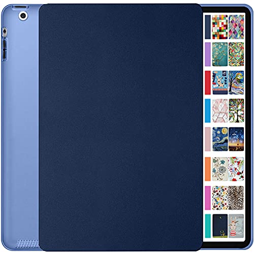 Image of DuraSafe Cases for iPad 9.7 inch Old Model 2 3 4 Gen Case A1458 MD513HN /A A1416 MC705HN /A MD328HN /A MD336HN /A A1395 MC769HN /A MC954HN /A MC960HN /A MC979HN /A A1459 MD514HN /A MD511HN /A - Navy Blue