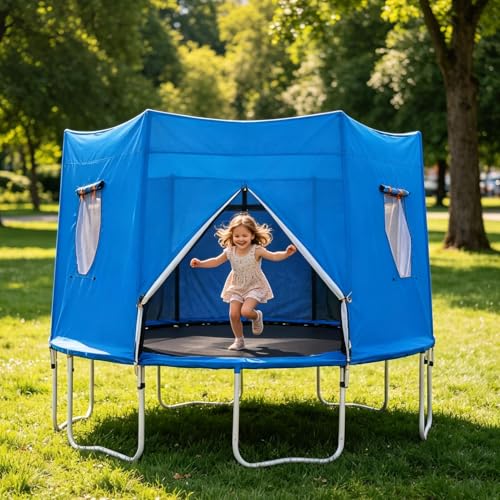 Pare-soleil trampoline imperméable et coupe-vent pour tente de jardin - 3