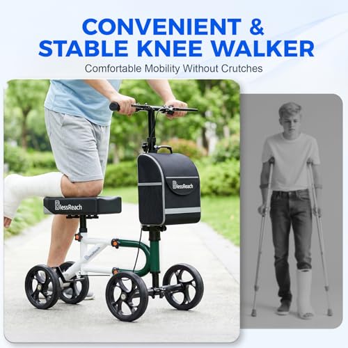 Image of BlessReach Lightweight Knee Scooter for Adults for Foot Injuries,Knee Pad