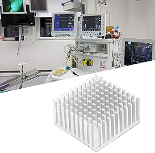 40 x 20 x 40mm 5PCS Aluminum Heatsink Module Cooler Fin Heatsink Module Heat Sink Cooling Fin Radiator Cooler Fin for Fan PCB Board(Silver)