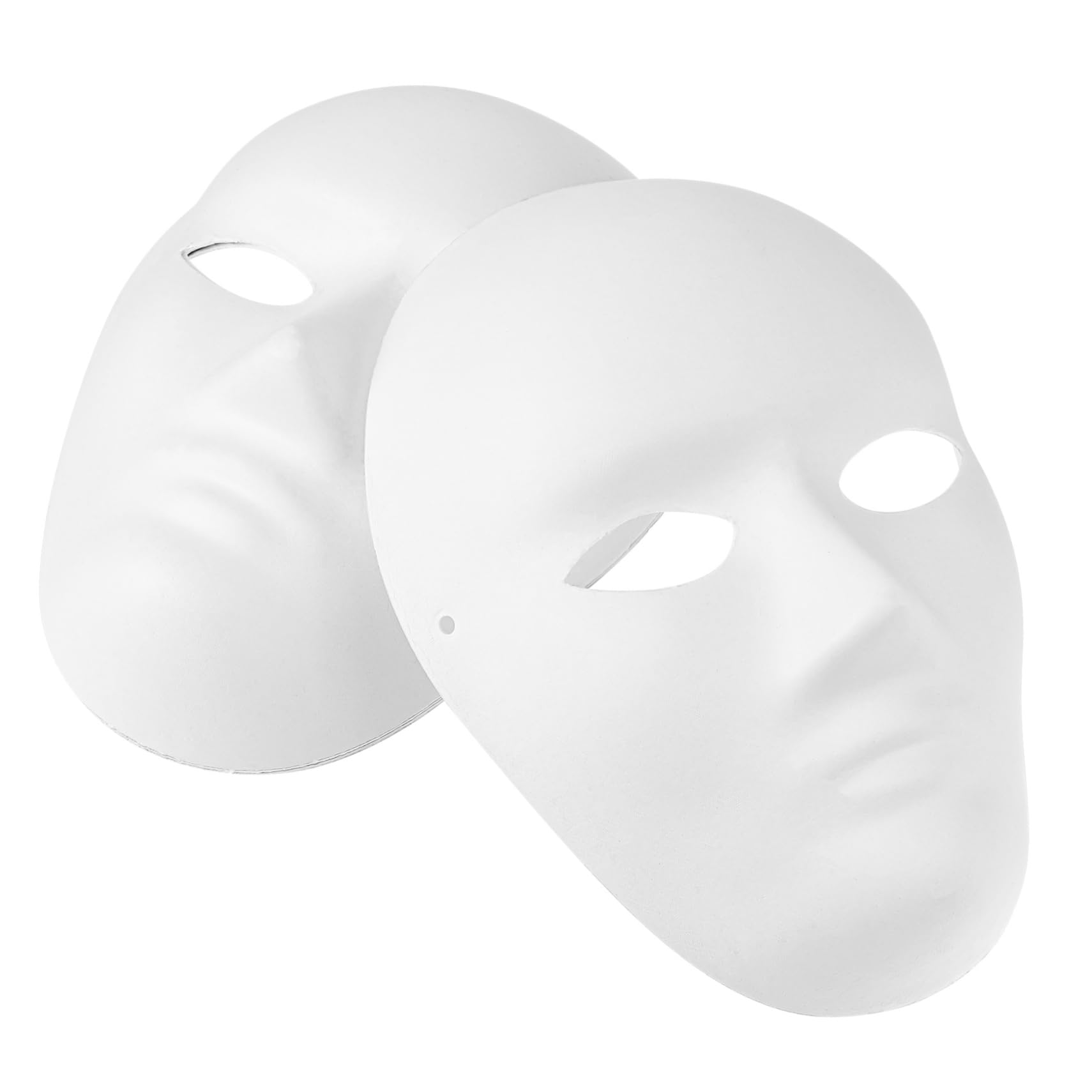 BESTYASH 4Pcs Blank Paper Masks for Decorating Paintable Masks for Masquerade Cosplay Halloween Parties Craft Mask for Creative Fun