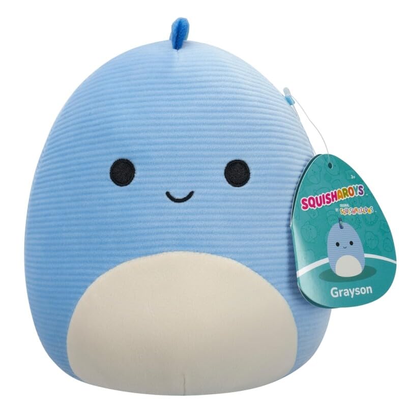 Squishmallows Squisharoys 7.5 Inch Plush - Grayson The Dinosaur, 7.5 inches