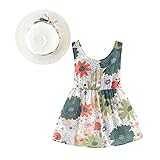 🌸🌸Toddler Mädchen Kleid Rosa Ärmellos Sommerkleid Party Prinzessin Dress Casual T-shirt Kleid Frühlings Herbst Cocktailkleid Mädchen Sommer Blume Kurze Ärmel Baumwolle Kleine Mädchen 'Frühling Sommer Blumen Kleid Gedruckt Ärmelloses Schlittschuhläufer Kleider Mädchen Kleid Festlich Kleider Hochzeits Party Prinzessin Kleid Festzug Brautjungfer Lang Blumenmädchenkleider Kinder 'Audrey' Vintage Polka-Dots Kleid Mädchen Kinder Sommer-Kleid Spitze Glitzer Kurzarm Kunst-Perlen jeanskleid