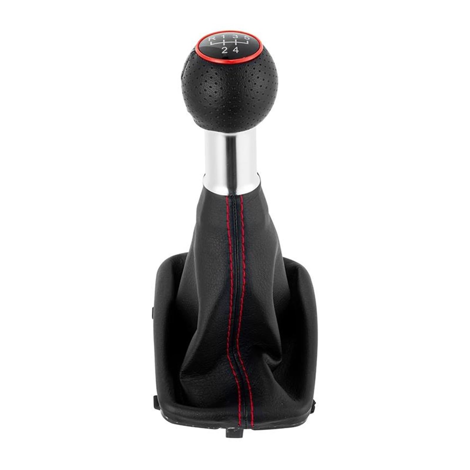 MOCALUX Gear Stick Shift Lever Knob for Audi A3 S3 2001-2003 12mm 5/6 Speed Manual Gear Shift Knob Shifter Lever Handle Modification Parts(B,for 5 Speed)