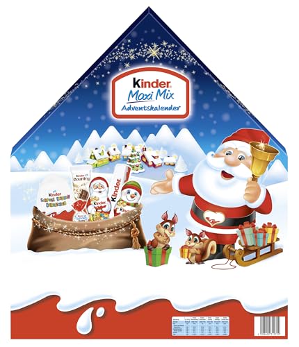 Kinder Maxi Mix Adventskalender – Schoko-Spezialitäten – 351g