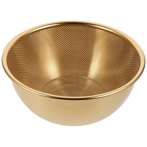 LOPUNER ステンレス製細目メッシュ野菜洗いザルと洗米ボウル点 大容量多機能水切りバスケット 食器 果物対応丈夫で衛生的なキッチンストレ