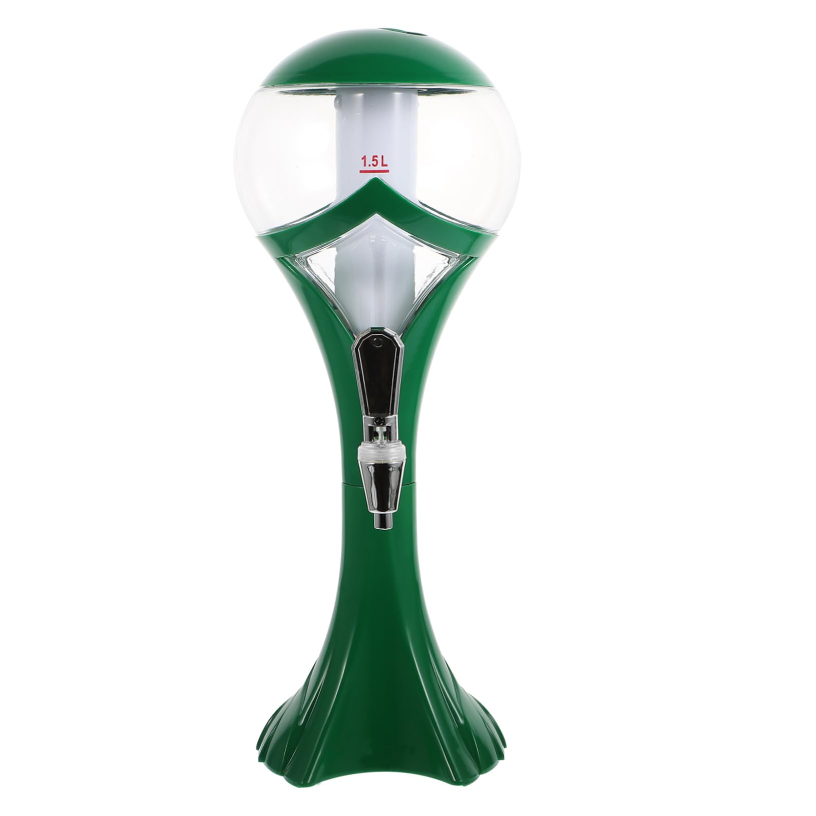 Tour à Bière 1,5l en Plastique Robinet Lumineux