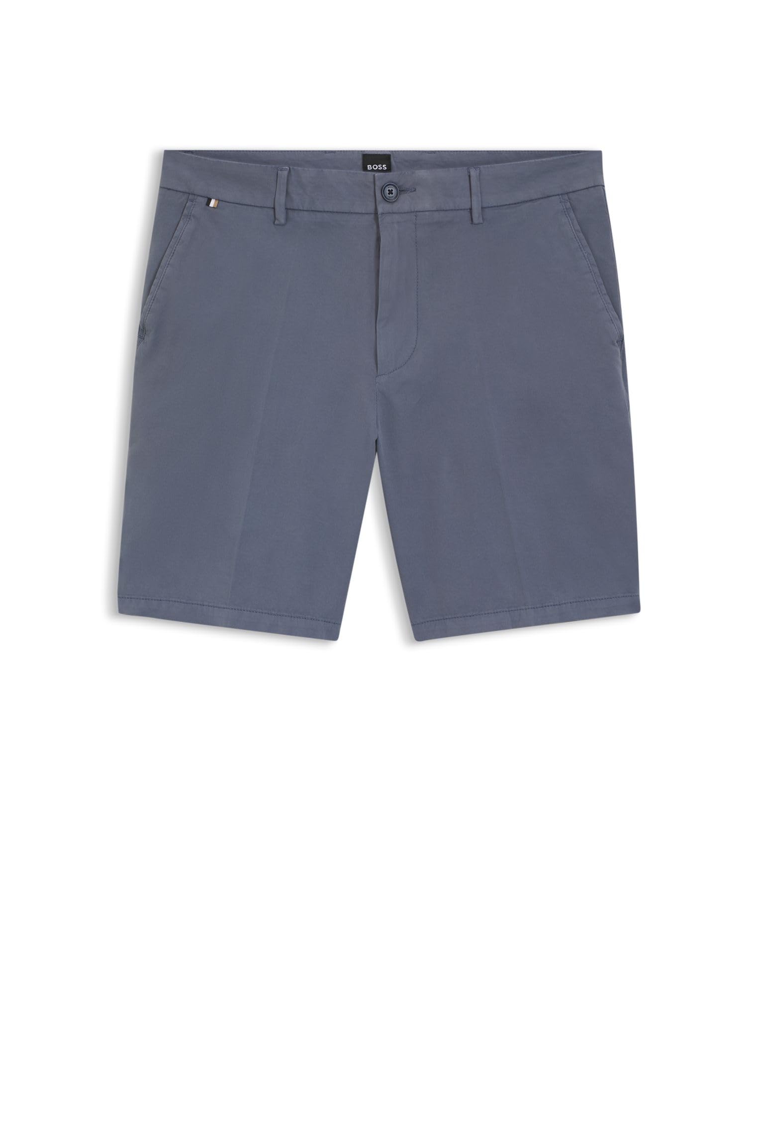 BOSS Mens H-Kane1-Shorts Modern-fit Shorts in Stretch-Cotton Twill