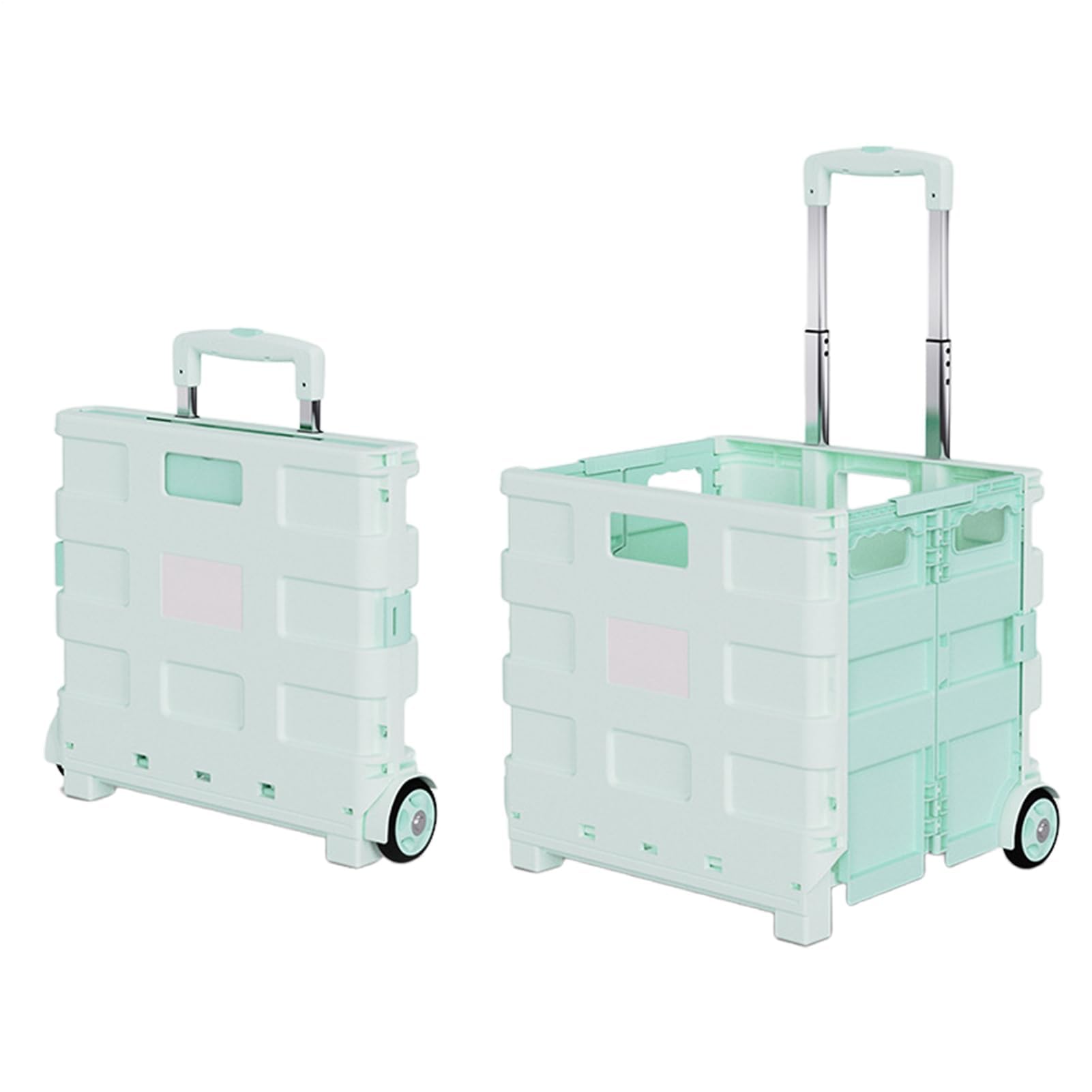 Carrello pieghevole per la spesa, per insegnanti, portatile, per scuola, campeggio e spesa, resistente, leggero, facile da riporre