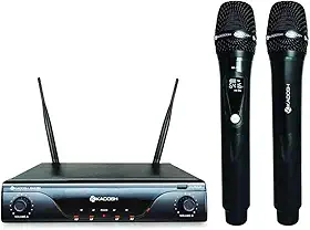 Microfone Sem Fio Kadosh K-412M UHF Duplo Bastão