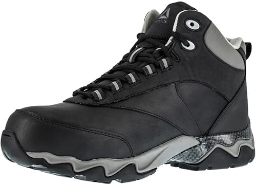 Vista 3 de Reebok Met Guard - Botas de senderismo atléticas impermeables con puntera compuesta, color negro