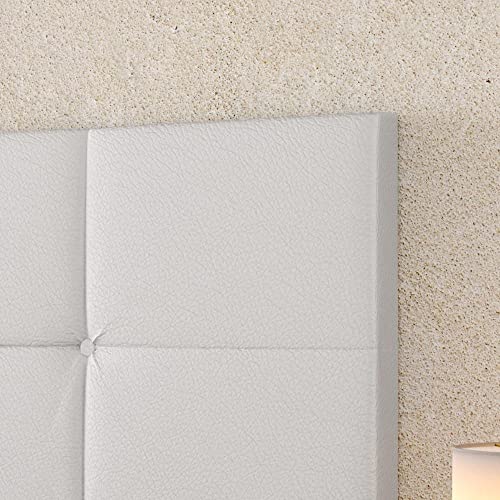 Cabeceira Cama Box Casal 1,40 Suspensa Bia Corino - Branco - Rpm Móveis