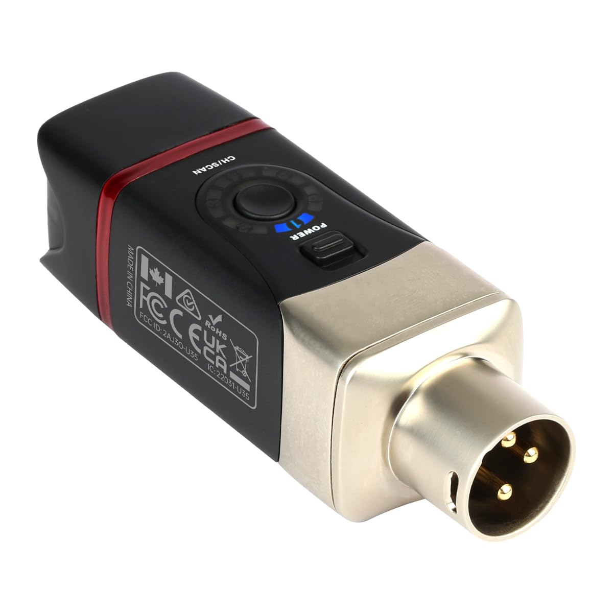 XVIVE U35R - SISTEMA WIRELESS MICROFONO 5.8 GHZ - SOLO RICEVITORE