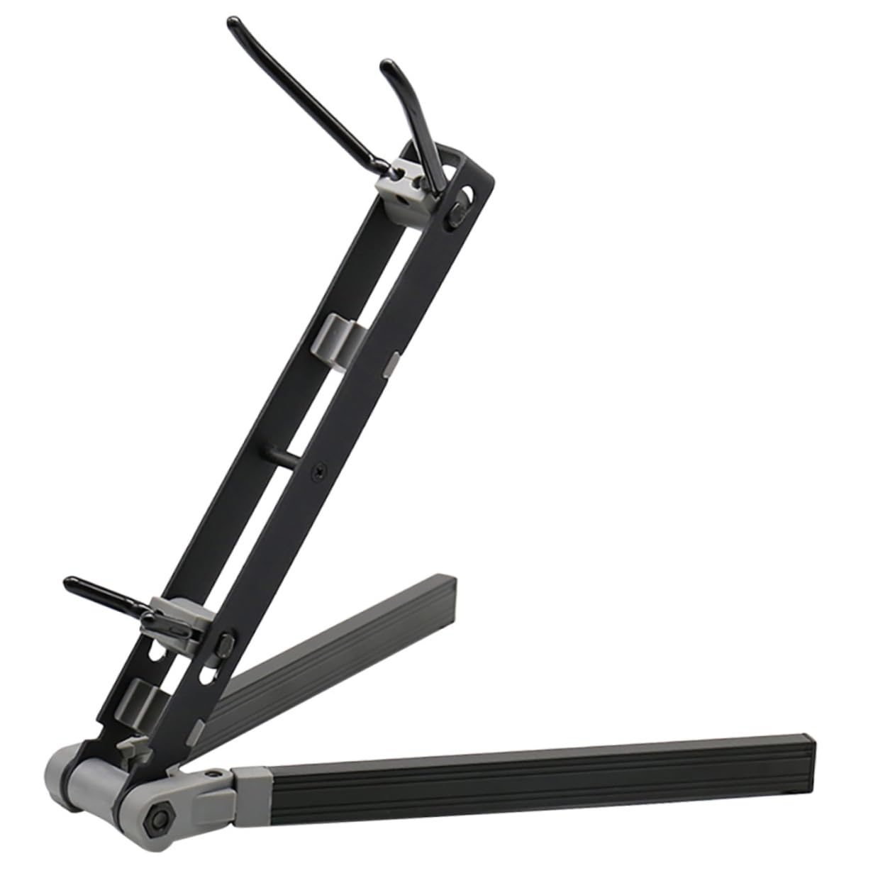 Toddmomy Saxophone Stand Foldable Saxophone Bracket Saxophones Stands Music Stand Holder Saxophone Accessory Small Alto Adjustable Simple Portable Detachable Folding Bracket Key Metal Black