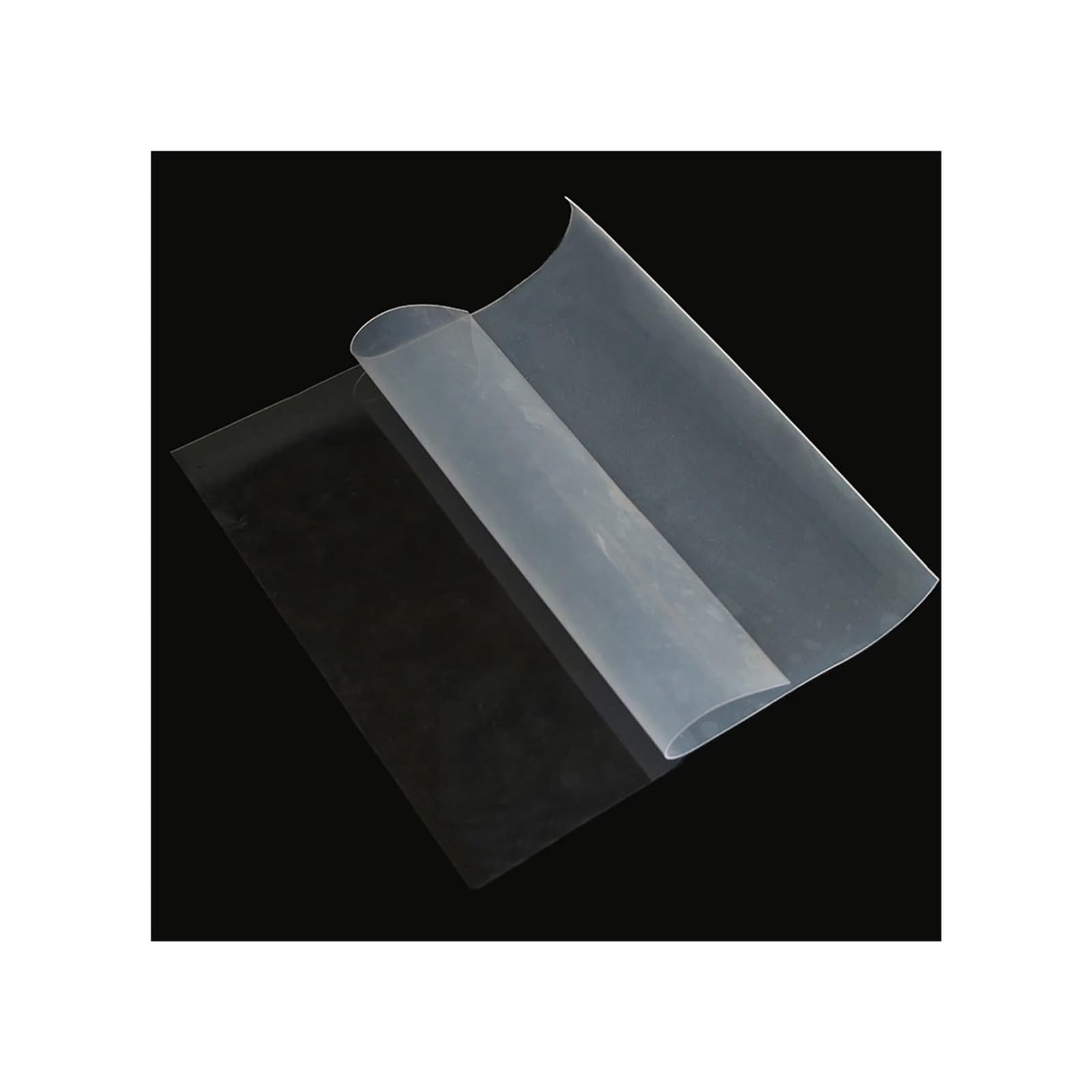 MMLFX 1pcs Transparent Silicone Film Silicone Rubber Sheet Mat 0.1/0.2/0.3/0.4/0.5/0.6/0.8/1mm Thick 500x500mm 500x1000mm (Size : 500x500x0.5mm)