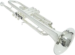 Student Brass Trumpet Silver-plated B-flat Trumpet Instrument Silver-plated Trumpet Brass Instrument For Beginners