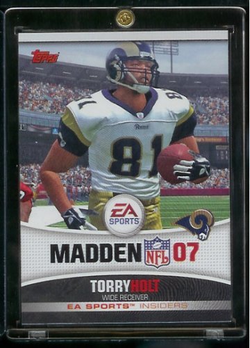 2006 Topps EA Sports Madden NFL 2007# Torry Holt"Insiders" Saint Louis Rams Football Card