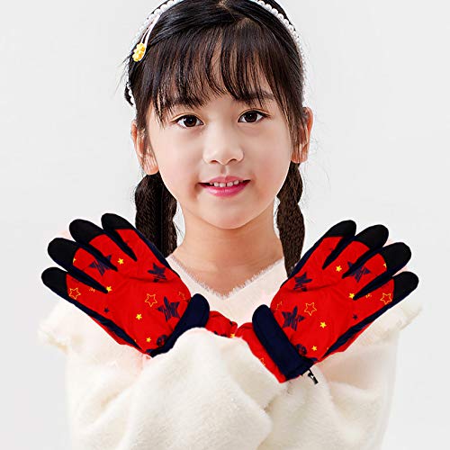 CLISPEED Luvas de Neve de Inverno Mais Quentes Ã  Prova D 'Ãgua para CrianÃ§as para CrianÃ§as Crian