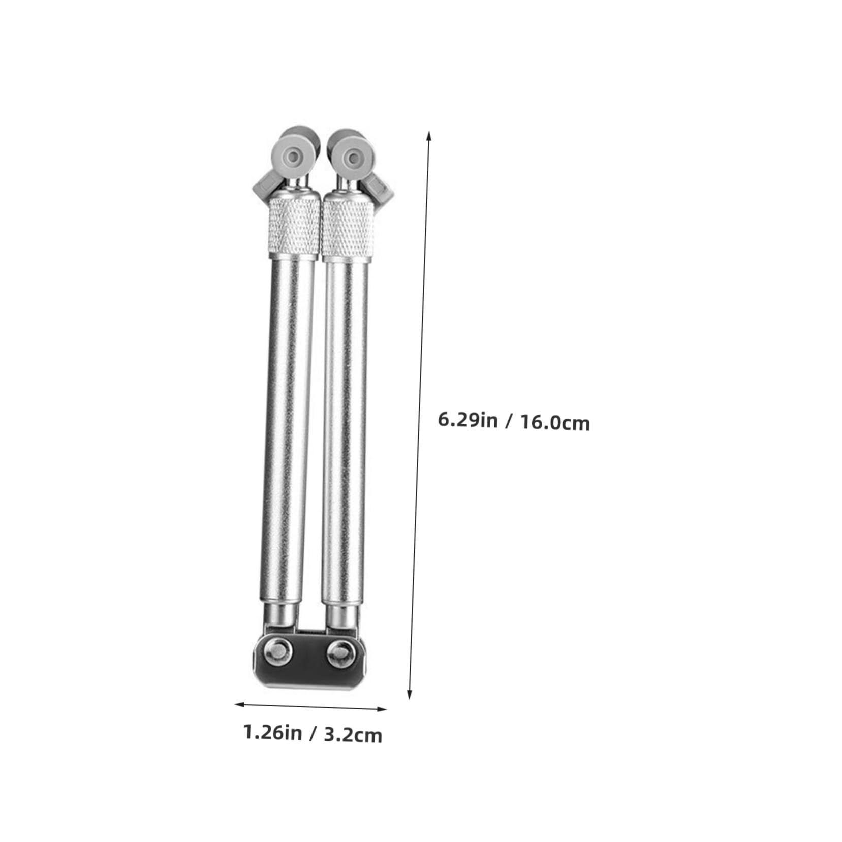 SHINEOFI 2 Piezas Soporte Portátil Ajustable de Aleación de Aluminio Base Ventilada y Plegable para Ordenador Portátil Compatible con Tablets y Notebooks y Duradero