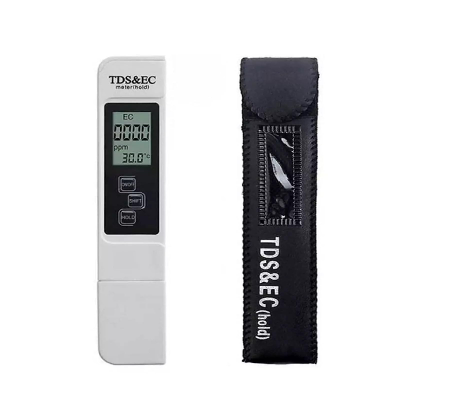 3-in-1 Water TDS EC and Temperature Meter - Purity Tester with ATC Function, 1PPM Resolution, 0-9990 PPM Measurement Range (Black)-picture-24