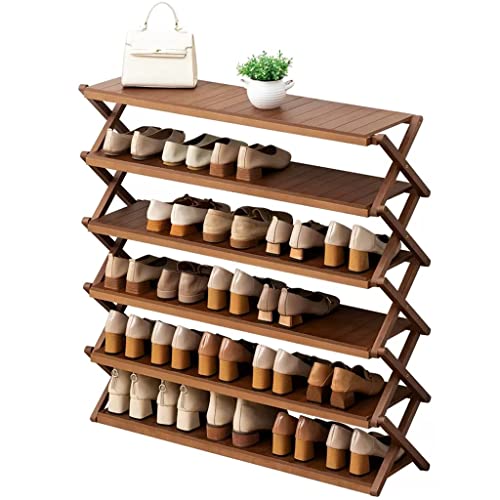 Étagère à chaussures sans installation et pliable pour un gain de place