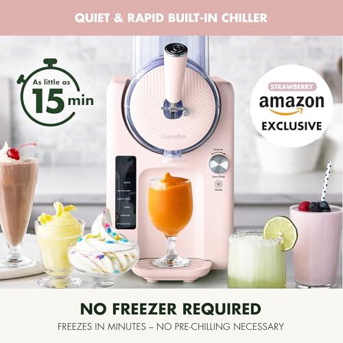 image for GreenPan Frost Ice Cream Maker & Slushie Machine, Soft Serve, Sorbet, 