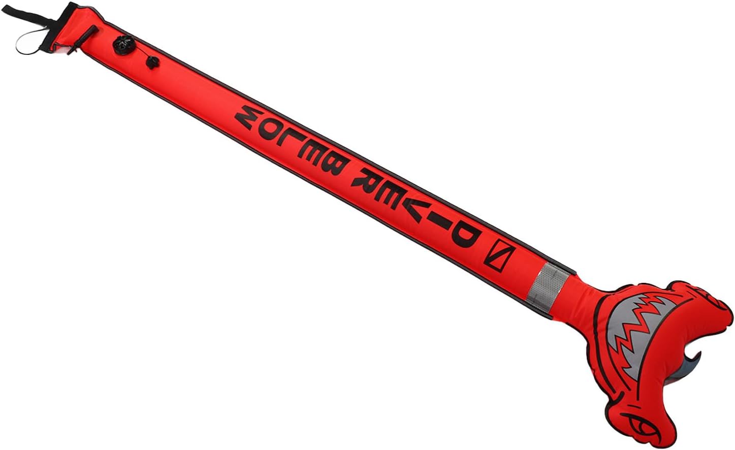 Scuba Diving Surface Marker Nylon Hammerhead Shark Pattern Inflatable Safety Signal Tube for Diving Accessories