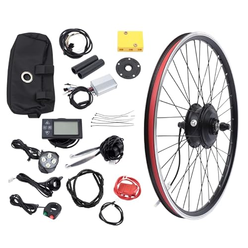 FONSOLUM 26“ Electric Bike Conversion Kit, Front Wheel 350W 36V