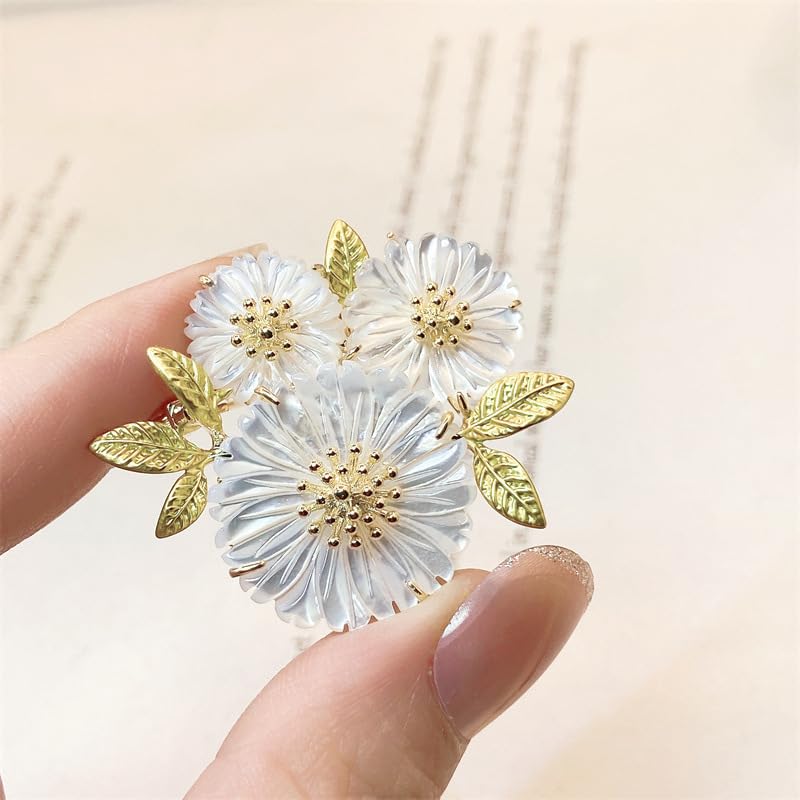 Image of Elegant Pink Lily Flower Brooch Pin for Women - Rhinestone Lily Lapel Pin for Coats, Jackets, and Sweaters