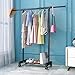 Wieszak na ubrania Wieszak na ubrania z regulacją wysokości do wieszania ubrań, przenośny wieszak na ubrania, rolowany wieszak na ubrania, wieszak na ubrania, wieszak na ubrania z