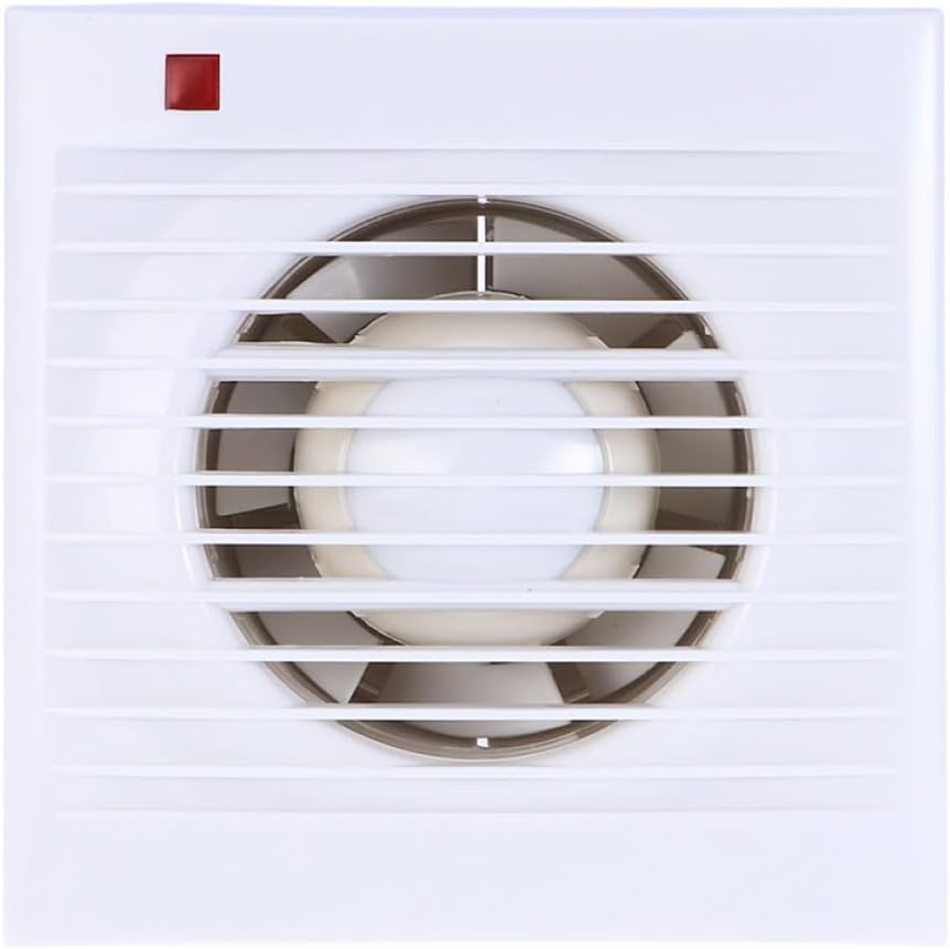 Wall Exhaust Fan for Bathroom Kitchen Mute Extractor Built Motor Easy Installation Humidity Control