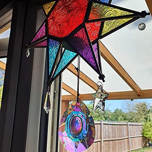 H&D Hyaline & Dora B07SJQGHNK 89Mm/3.5In Hanging Chandelier Crystals Prisms For Window Suncatchers Chandelier Parts Rainbow Maker Pendants thumb #6
