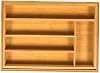 Deconox 7 Division Bamboo Spoon Holder Antibacterial Drawer Inside Organizer