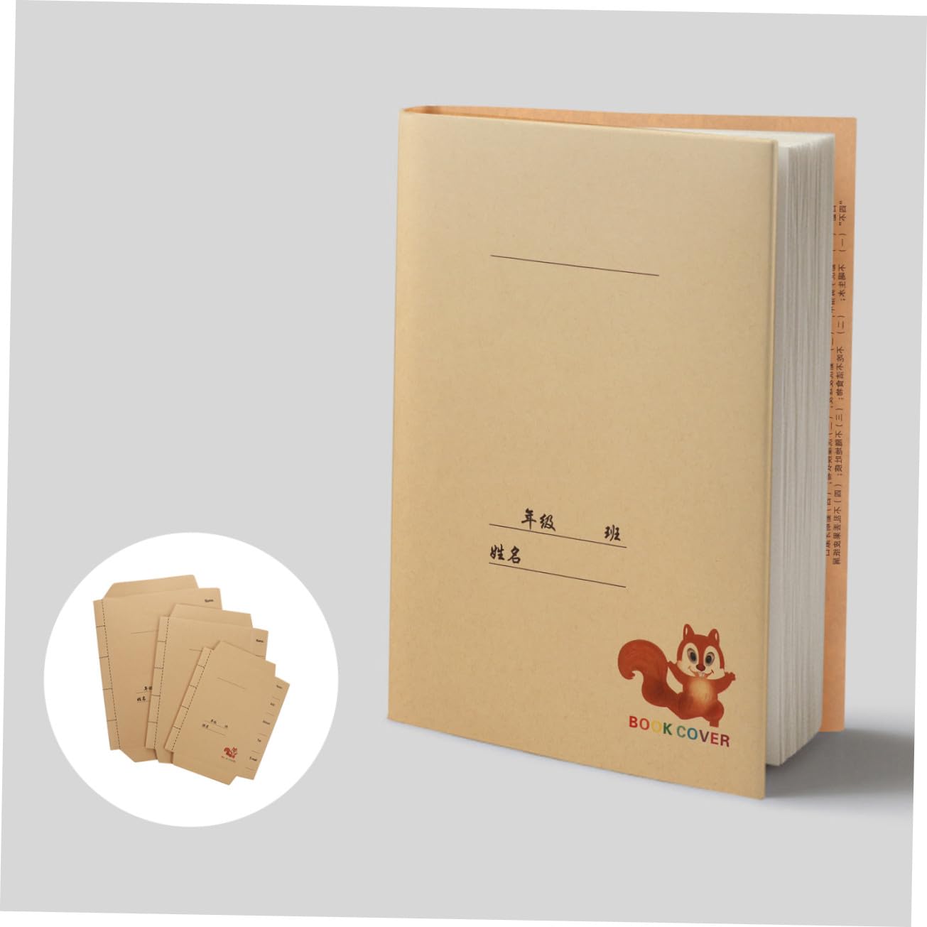 Copertine Libri Scolastici 30pezzi in Carta Kraft Regolabili | Festa Scuola Decor, per Libro e Textbook, Student Stationery, Piegatura Flessibile e Spazio Note