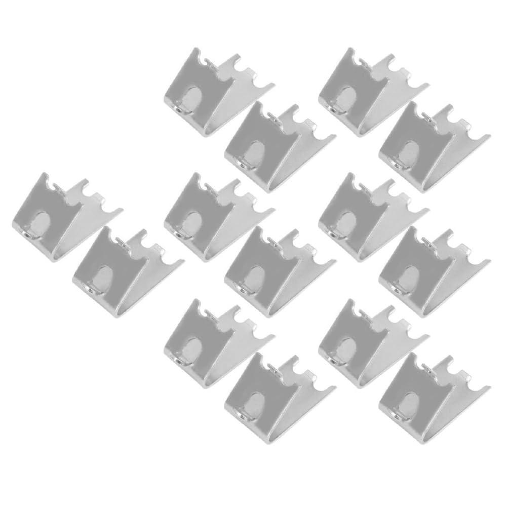 UDSKNV[KSL Freezer Shelf Clips 14PCS 1.5mm 304 Stainless Steel Refrigerator Shelf Support for Enhanced Shelf Support